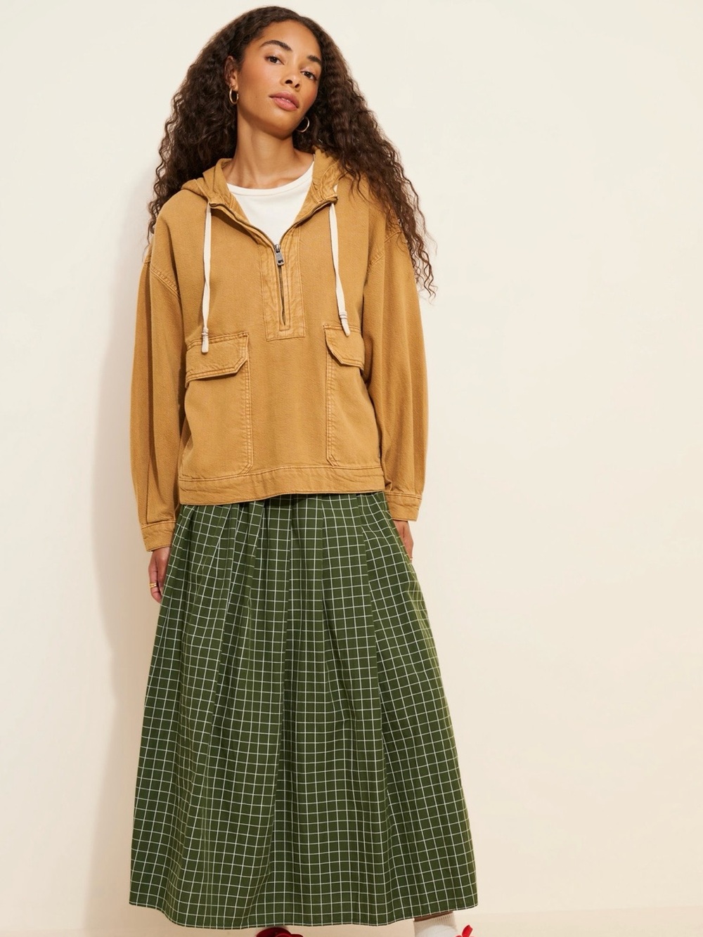 Free People Casey Canvas Pullover Jacket